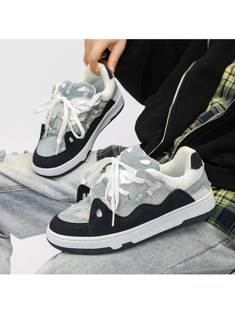 KUYING New Thick Sole Elevated Board Shoes  - Image 2