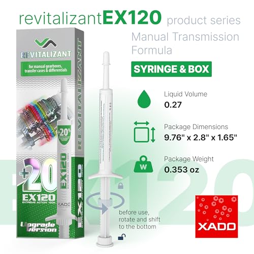 XADO EX120 Manual Transmission Fix Treatment for Stick Shift Gearboxes Transfer Cases Differentials Friction Modifier Additive Repairs Sticking Shudder and Slipping - Image 3