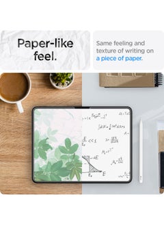 Spigen GLASTR EZ Fit Paper Touch for iPad PRO 13 inch M4 (2024) Screen Protector Premium PaperTouch Tempered Glass with Auto Align Technology - Case Friendly  - Image 4