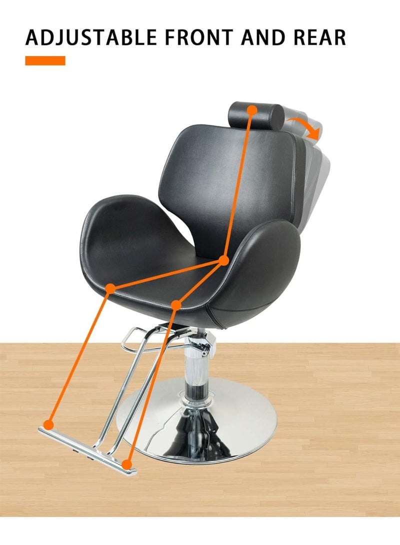Meishida Professional Barber Chair Collection: Hydraulic, Reclining, Swivel Chairs for Salon, Spa, and Barbershop  - Image 2