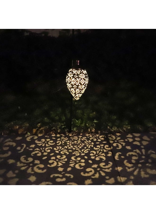واي آند دي مجموعة مصابيح LED تعمل بالطاقة الشمسية مكونة من قطعتين بني 25x14x24سنتيمتر  - Image 3