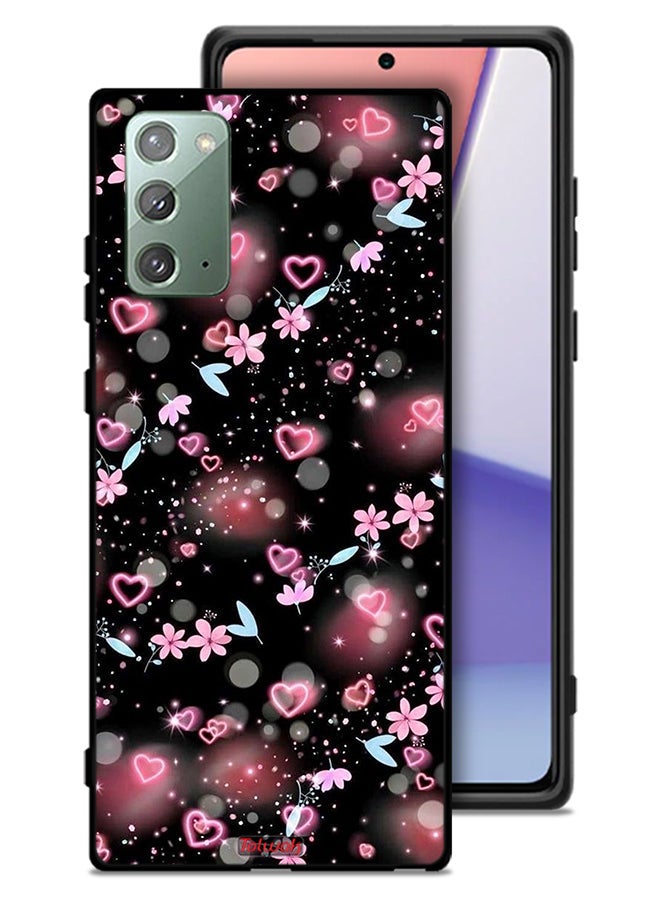 Tolwak Samsung Galaxy Note 20 Protective Case Cover Small Hearts And Flowers - Image 1