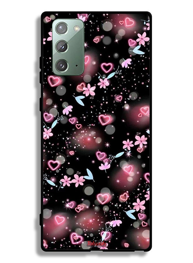Tolwak Samsung Galaxy Note 20 Protective Case Cover Small Hearts And Flowers - Image 2