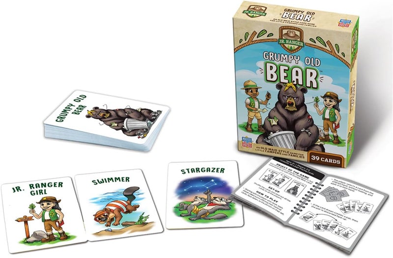 MasterPieces Licensed Kids Games  Jr Ranger  Grumpy Old Bear Kids Card Game Games for Kids  Family - Image 2