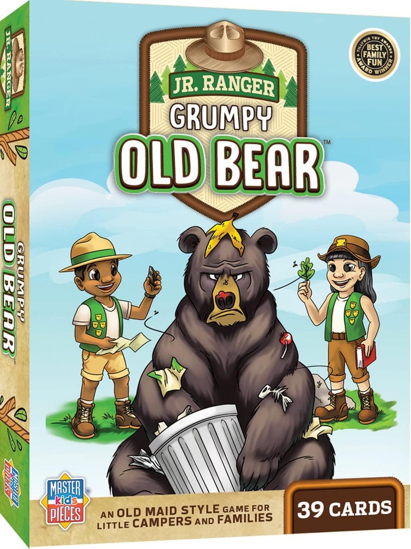 MasterPieces Licensed Kids Games  Jr Ranger  Grumpy Old Bear Kids Card Game Games for Kids  Family - Image 1