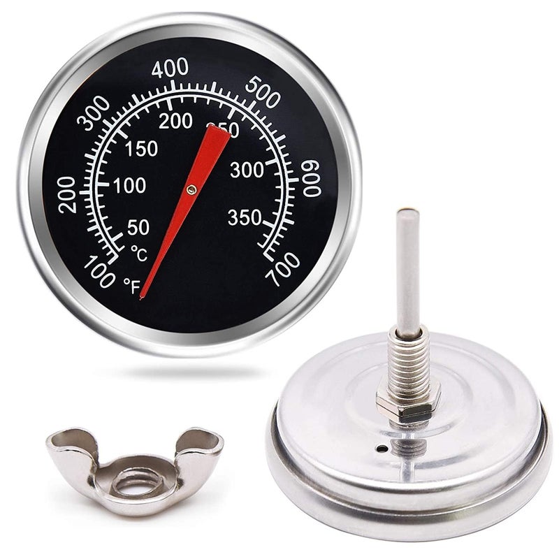 Criditpid Grill Thermometer Temperature Gauge Replacement Parts for Chargriller 5050, 5650, Temp Gauge Heat Indicator for Charbroil 463251414, 463250212. - Image 1