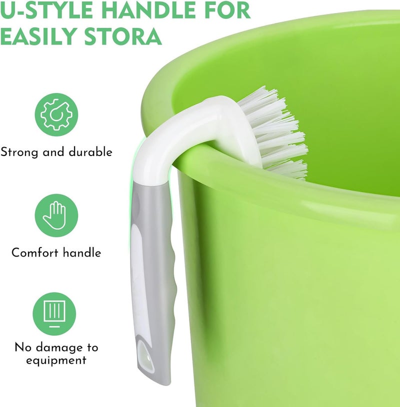 SetSail Heavy-Duty Scrub Brushes for Cleaning with Stiff Bristles Cleaning Brush for Shower, Bathroom, Carpet, Kitchen and Bathtub Scrubber - Image 5