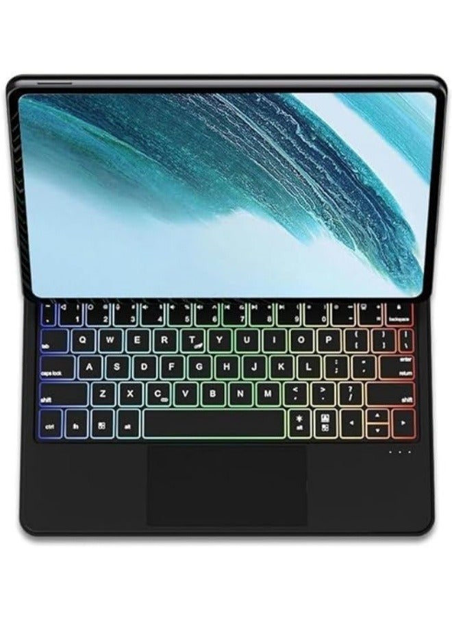 Magic Smart Bluetooth Arabic Keyboard Case for iPad Air 13 Inch 2024 Model Number A2903 A2904 with Trackpad RGB Backlit Keyboard for iPad Air 13 M2 - Image 5