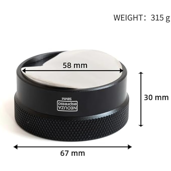 NEOUZA Coffee Gravity Adaptive Distributor For Espresso Portafilter Gravity Distribution Tool Auto Leveling Distributor Leveler With SShaped Base 58Mm - Image 3