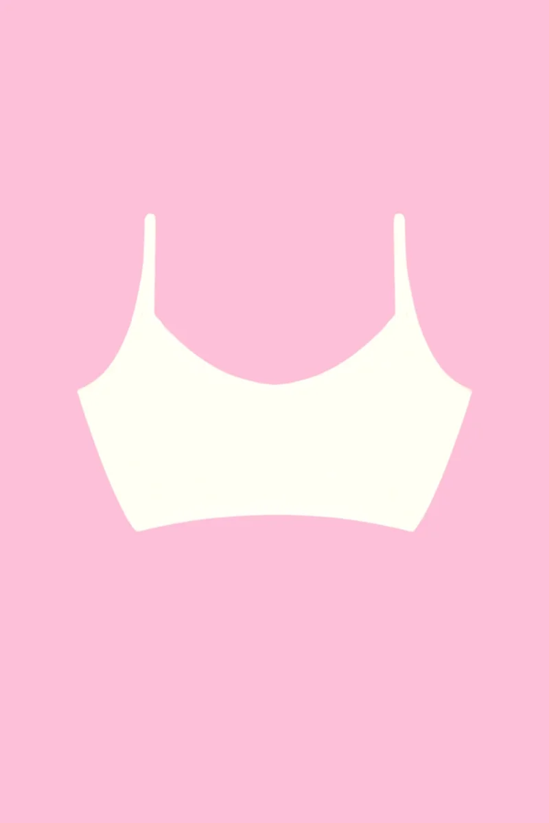 Arma Yıldız Arma Star Girl Child Colorful 6-Piece Padless Cotton Lycra Half Undershirt Training Bra Young Girl