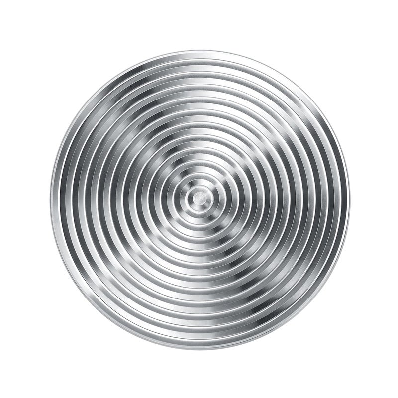 Normcore 585mm Ripple Replacement Tamper Base 304 Stainless Steel Fits Normcore SpringLoaded Espresso Tamper Creates Even Extraction Grooves