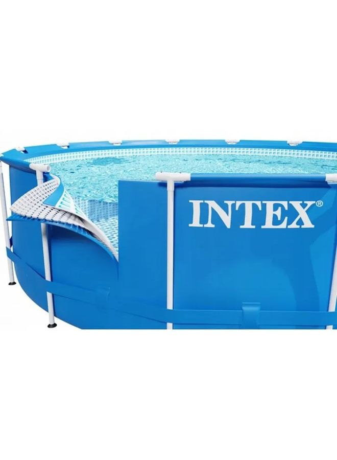 INTEX Metal Frame Round Blue Swimming Pool 244x51cm - Image 4