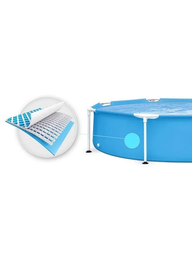 INTEX Metal Frame Round Blue Swimming Pool 244x51cm - Image 3