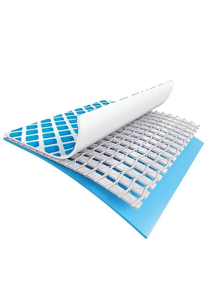 INTEX Metal Frame Round Blue Swimming Pool 244x51cm - Image 2