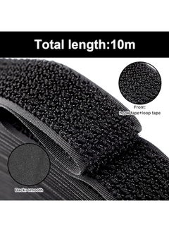 erorex Cable Ties Strap 10M Adjustable Cable Ties Wire Organizer With 50 Buckles Reusable Cable Cinch Strap Fastener Hook And Loop Securing Strap Cord Ties For Cable Organizer Tidy Cord Management  - Image 3