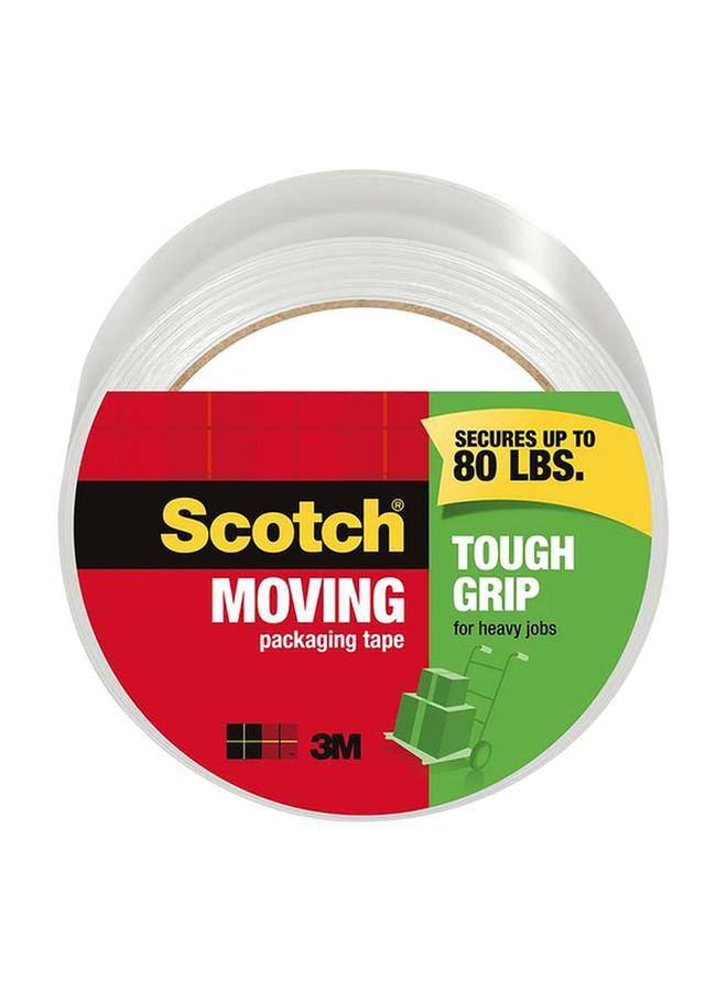 Scotch  Tough Grip Moving Packaging Tape Clear 1.88inch x 54.6yd