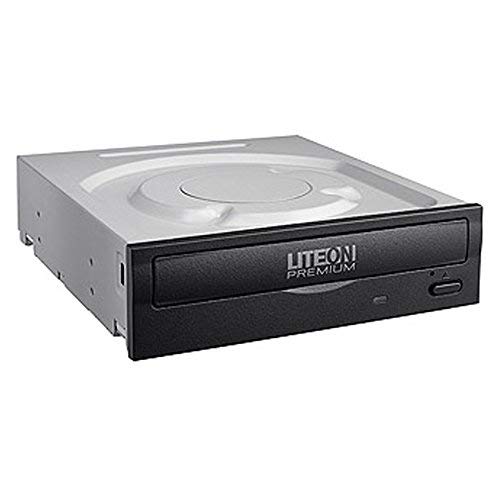 Lite-On Black Premium 16X SATA Internal CD/DVD/RW DVD DL Dual Layer Optical Disc Drive Burner Recorder (DH-16AFSH-PREMM2) - Image 1