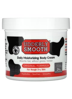 Udderly Smooth Udderly Smooth, Daily Moisturizing Body Cream, Original Formula, 10 oz (283 g)  - Image 1