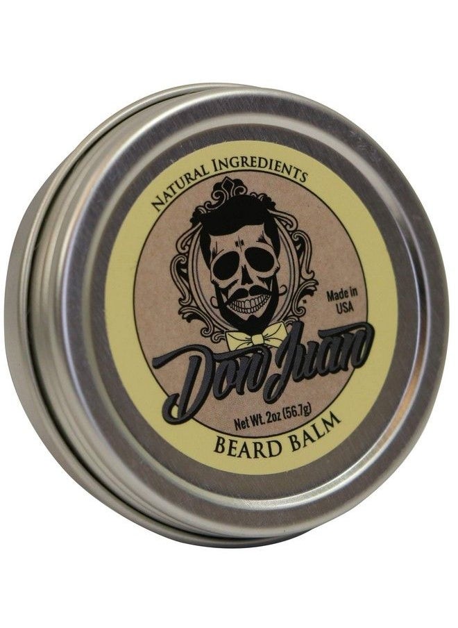 don juan - Beard Balm Coconut Blood Orange Scent 2 Ounce Leave In Conditioner All Natural Ingredients with Shea Butter and Jojoba Oil - Image 1