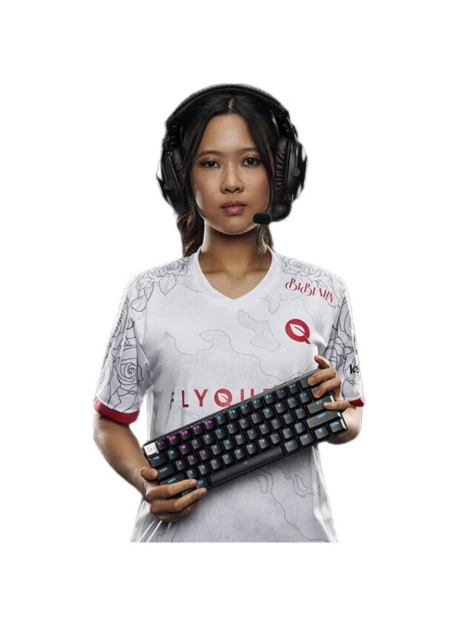 G Logitech (G) Pro X 60 Lightspeed Gaming Keyboard (Black, Gx-T Optical Switch) Brown Switch (Slight Break-In Feel) Valentine'S Day Gift - Image 2