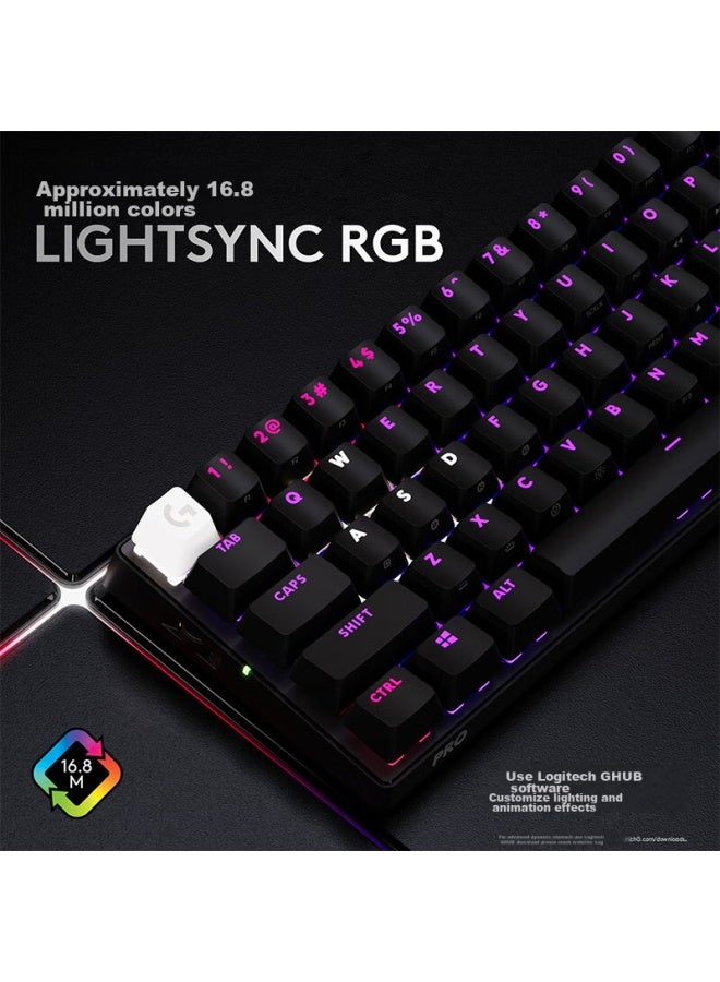G Logitech Pro X 60 Lightspeed Gaming Keyboard Brown Switch Valentine's Day Gift - Image 1