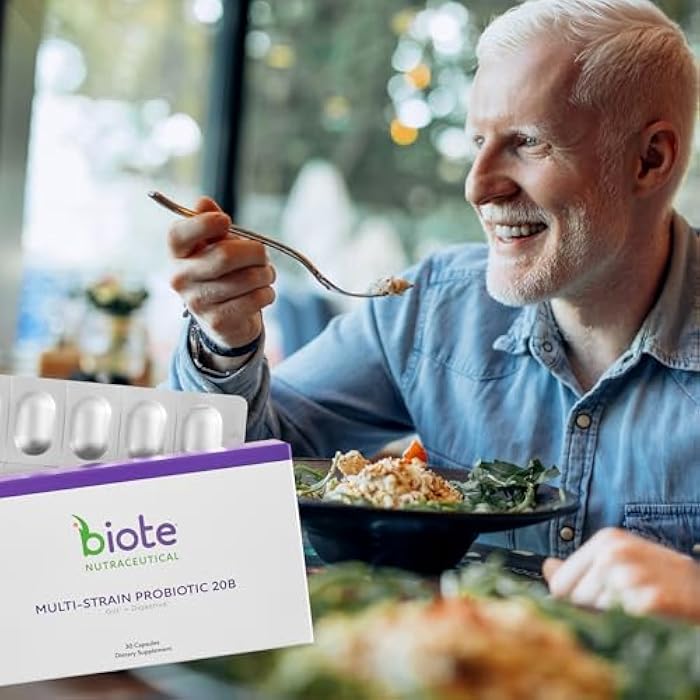 Biote Nutraceuticals - Multi-Strain PROBIOTIC 20B - Gut + Digestive (30 Capsules) - Image 4