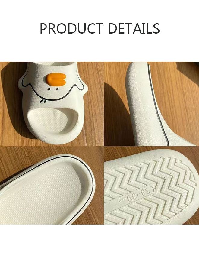 HOMESTAR Slippers for Women Quick Drying Slide Sandal with Thick Sole Non-Slip Soft Shower Open Toe Spa Bath Pool Gym House Sandals Indoor & Outdoor EU 38/39 - Image 3