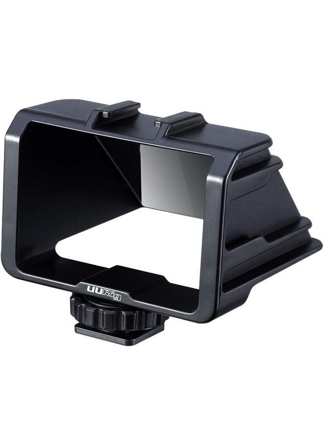 UURIG - UURig Vlog Selfie Flip Screen for Mirrorless Camera for Sony A7R3 A7III A7II A6000/A6300/A6500 Cold Shoe Bracket Microphone Mount for Fujifilm XT3 XT20 Canon Panasonic GX85 Nikon Z7 Reverse Mirror - Image 1