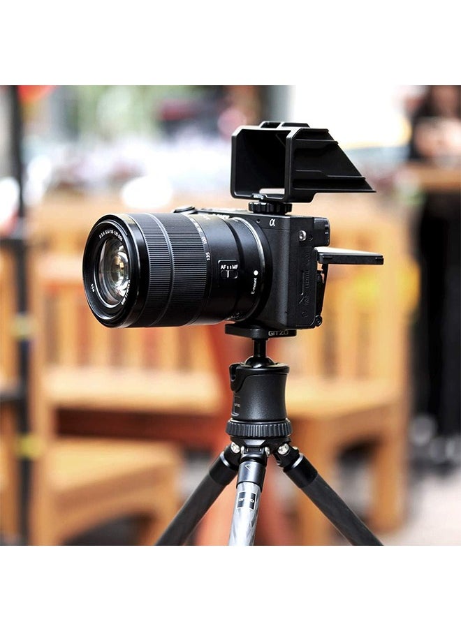 UURIG - UURig Vlog Selfie Flip Screen for Mirrorless Camera for Sony A7R3 A7III A7II A6000/A6300/A6500 Cold Shoe Bracket Microphone Mount for Fujifilm XT3 XT20 Canon Panasonic GX85 Nikon Z7 Reverse Mirror - Image 1