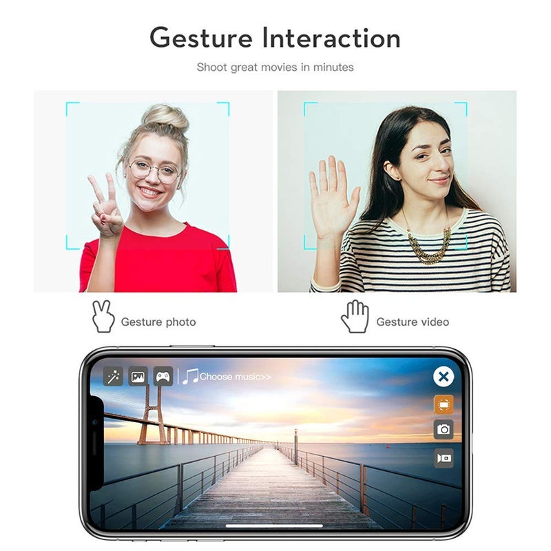 أورلينيك طائرة بدون طيار Orlenic SG901 4K مزودة بكاميرا مع تحديد موضع التدفق البصري - طائرة رباعية المراوح قابلة للطي تعمل بالواي فاي FPV مع صورة إيماءة، وضع اتبعني، واجهة MV، تحكم بعيد المدى للبالغين، تتضمن جهاز تحكم عن بعد - Image 5