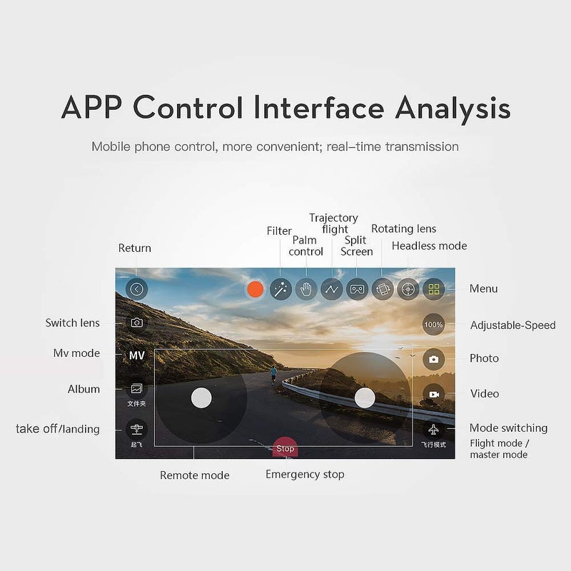 أورلينيك طائرة بدون طيار Orlenic SG901 4K مزودة بكاميرا مع تحديد موضع التدفق البصري - طائرة رباعية المراوح قابلة للطي تعمل بالواي فاي FPV مع صورة إيماءة، وضع اتبعني، واجهة MV، تحكم بعيد المدى للبالغين، تتضمن جهاز تحكم عن بعد - Image 4