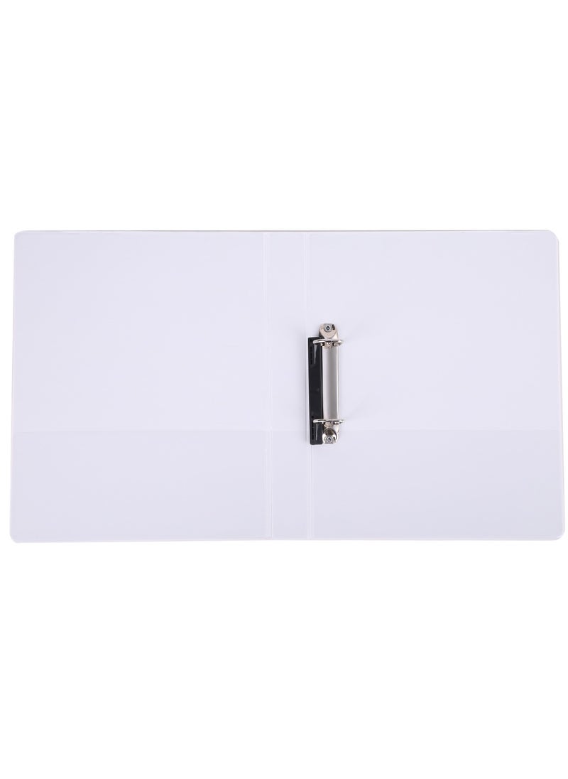 Deli - E5610N Ring Binder - A4, 1” 2D, White - Image 1