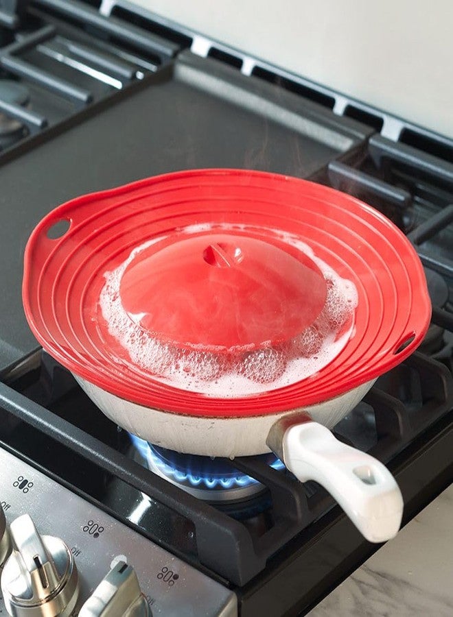 The Lakeside Collection Boil-Over Spill Stopper & Cover - For Pots and Pans - Image 3