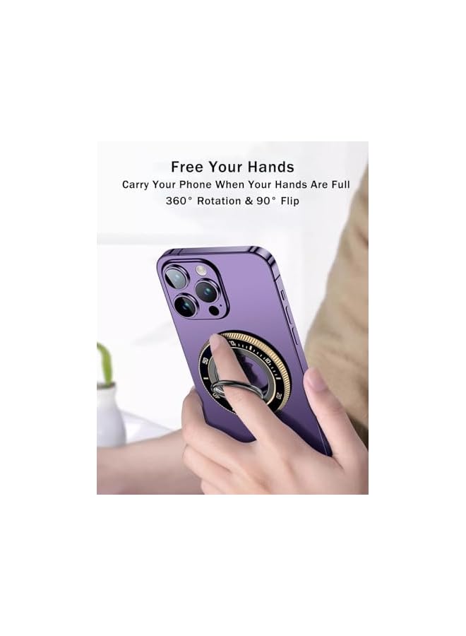 Green Tiger Magnetic Phone Ring Holder Grip for MagSafe, 360° Rotate Phone Ring Holder Finger Stand Double-Sided Magnetic for Magsafe Stand Fit for iPhone 15 14 13 12 Pro Max Mini, for MagSafe Accessories - Image 5