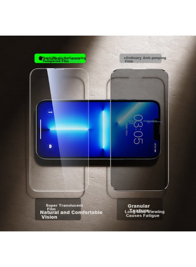 Smartdevil Privacy Screen Protector For Apple 13 Pro Max/14 Plus, Tempered Glass Film For Iphone 13 Pro Max/14 Plus, Dust-free Installation, Anti-dust, Shockproof, Anti-fingerprint, 1 Piece - Image 2