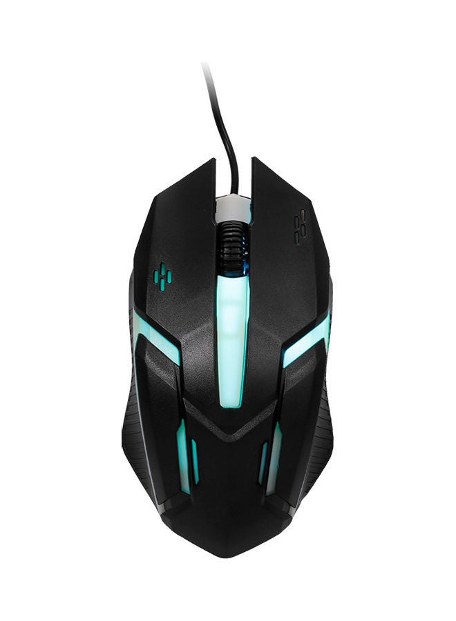 NIBEMINENT Gaming Mouse With Colorful Breathing Light Black - Image 2