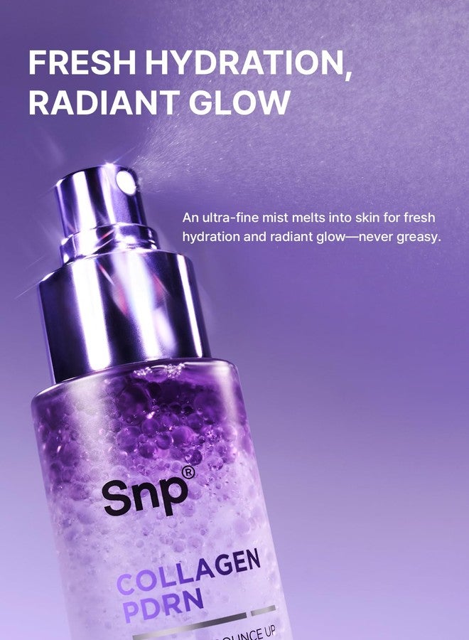 SNP Collagen Bounce Up Mist Serum 100ml — Korean 2-Layer Face Mist with 8 Types of Collagen & PDRN | Firming, Hydrating & Radiance Boost | K-Beauty Glow Mist for All Skin Types | 3.38 Oz - Image 5