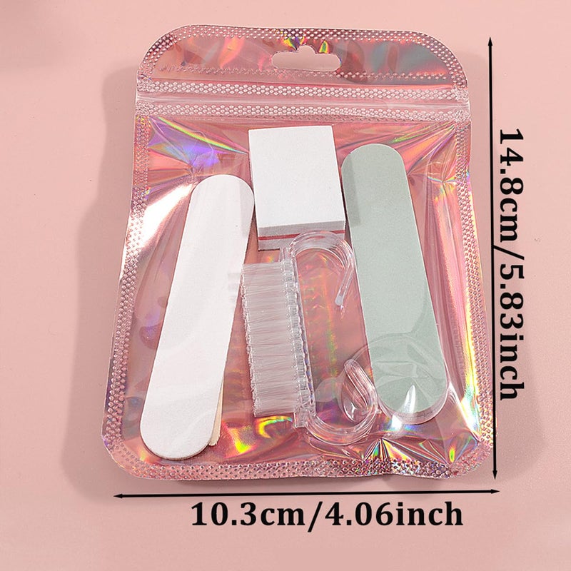 Nopatia 5 Pcs Mini Manicure and Nail Care Kit - Portable Nail Polish & Trimmer Kit - Easy to Use Complete Personal Care Case for Home and Travel - Image 4