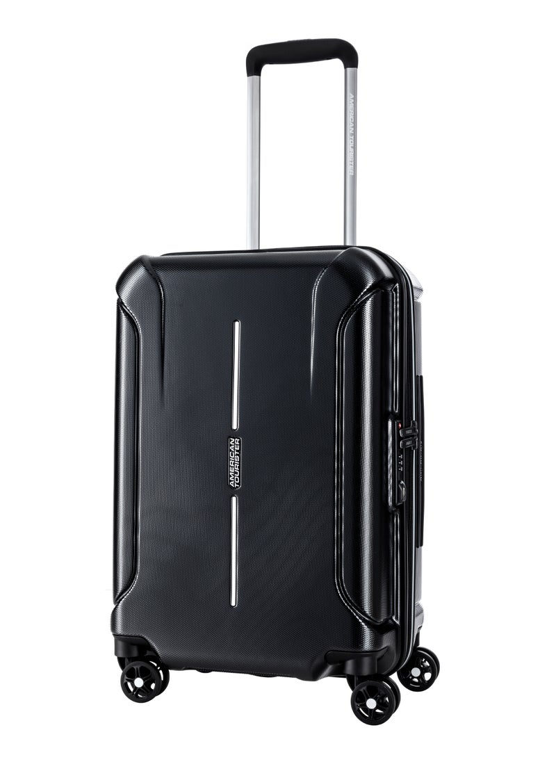 AMERICAN TOURISTER TECHNUM 55 TSA  Diamond Black-Cabin size Hard Luggage  - Image 1