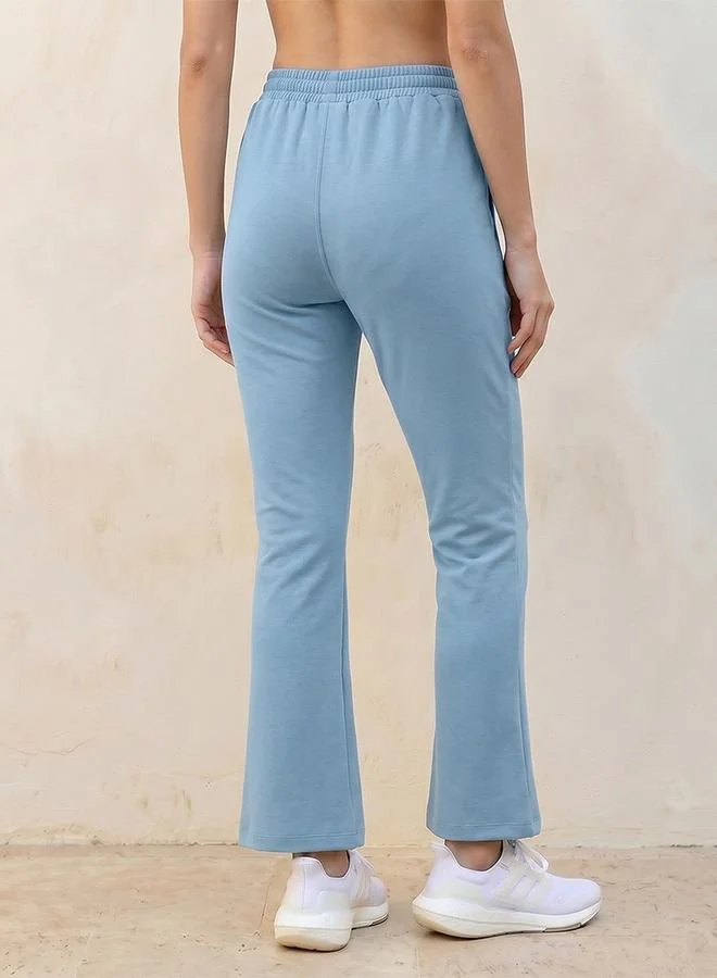 Splash Active Blue Flared 2 Way Stretch Track Pants for Women | Best Price UAE