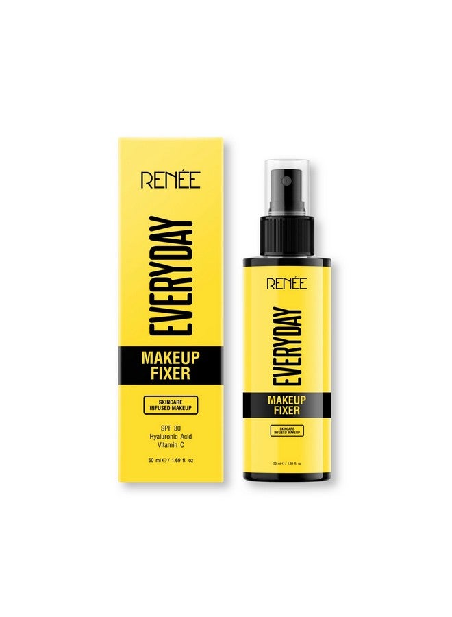 Renee Everyday Makeup Fixer, Lightweight & Non-Greasy, Locks Makeup For A Lasting Dewy Finish, Hydrates & Refreshes, Enriched With Aloe, Hyaluronic Acid & Vitamin C & Spf 30, 50Ml  - Image 1