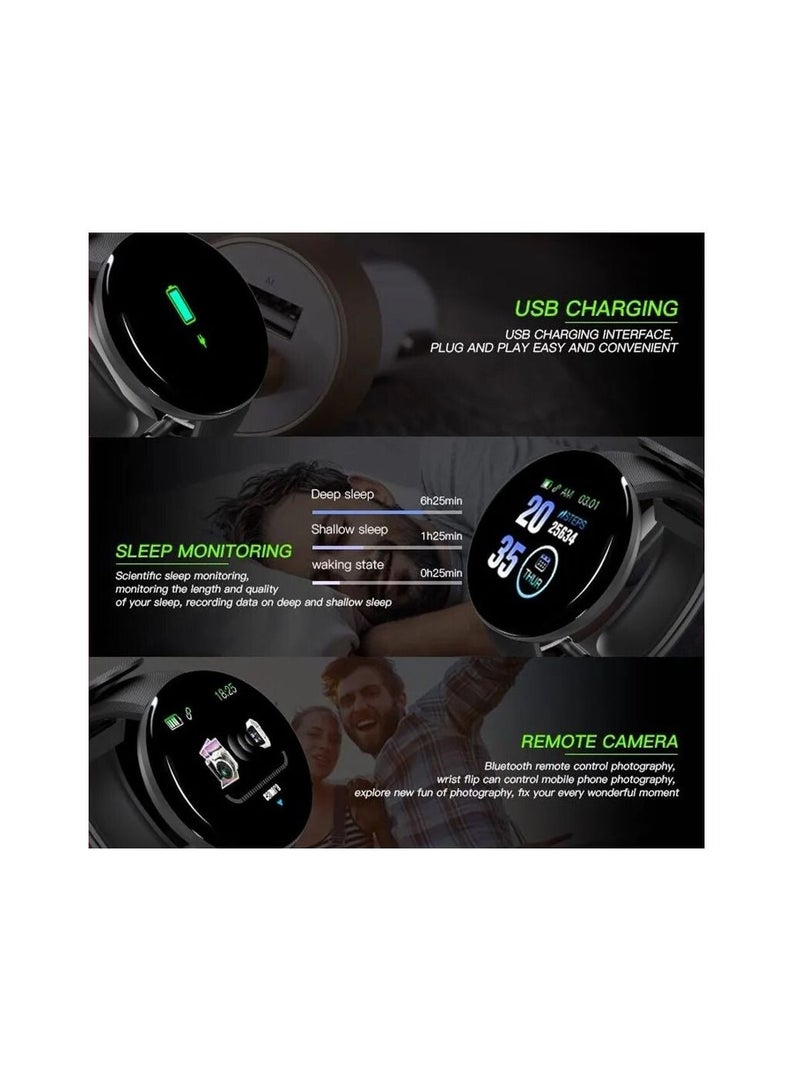 AROAQ Smart Watch Men Blood Pressure Watch Sport For Android IOS Monitor Fitness Tracker - Image 3