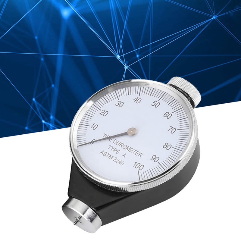 Hilitand Rubber Hardness Tester, Shore Type A/O/D Rubber Tire Durometer Hardness Tester Meter 0-100 HA (A Type) - Image 4