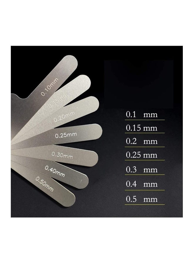 smiledt Dental Interproximal Reduction (IPR) Gauge Measure Tooth Gap Stainless Steel Reciprocating IPR System Orthodontic - Image 3