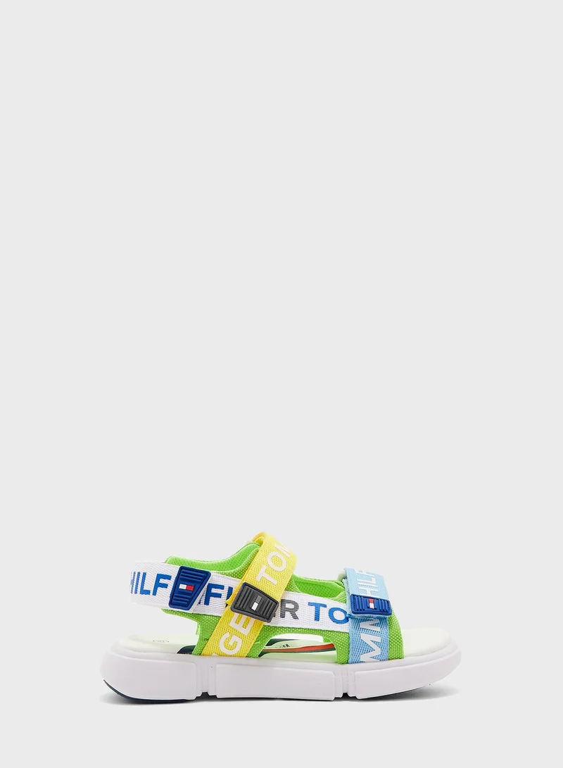 TOMMY HILFIGER Kids Logo Velcro Sandals