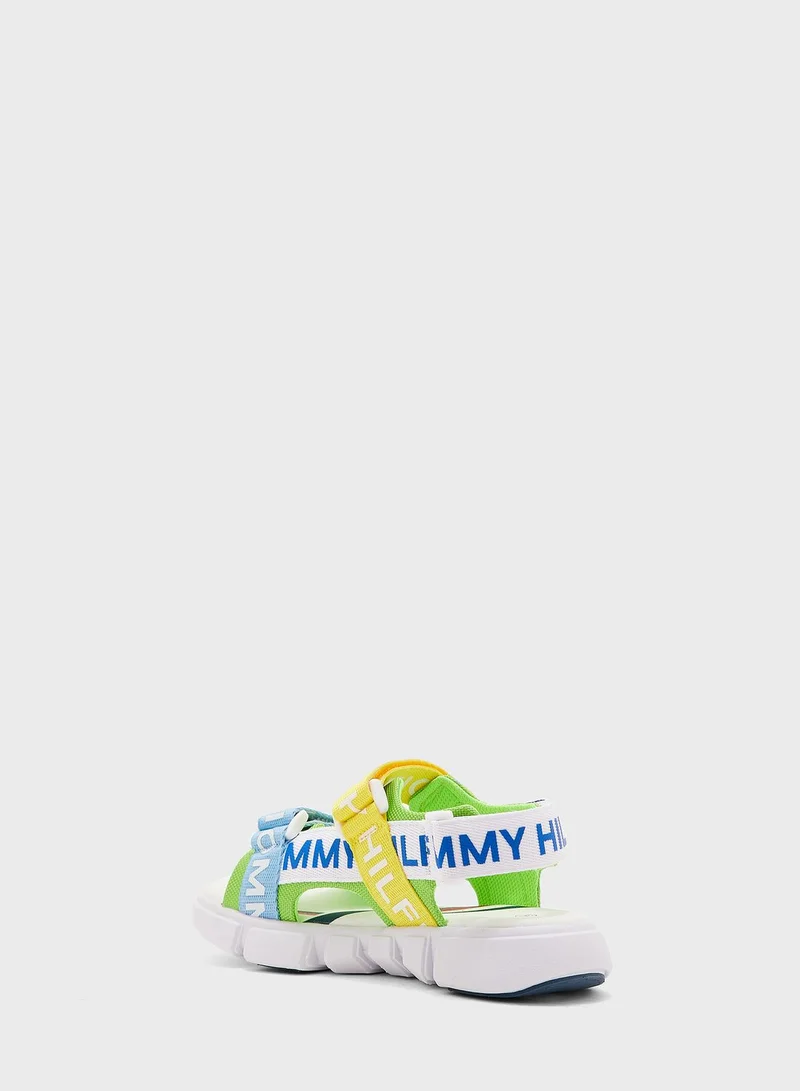 TOMMY HILFIGER Kids Logo Velcro Sandals