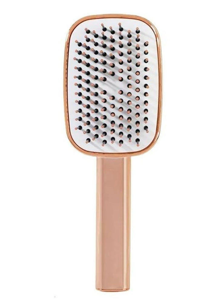 Prime Hairbrush Self Cleaning Hair Dryer Brush for All Hair Types Portable Hair Comb  - Image 1