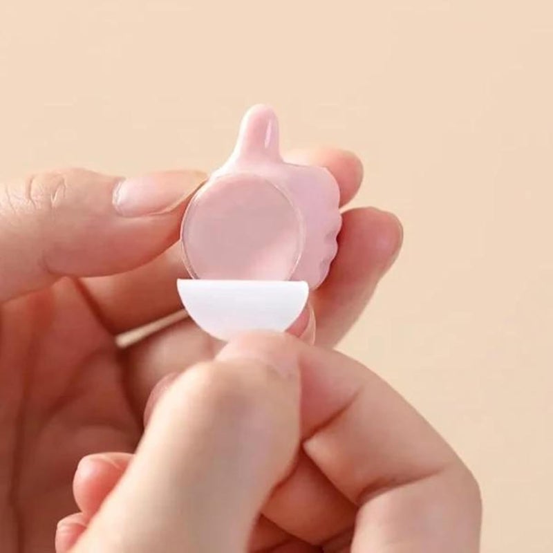 Concepta خطاف حائط سيليكون إبداعي على شكل إبهام، مشابك تنظيم كابلات ذاتية اللصق متعددة الوظائف، خطافات مفاتيح بدون ثقب، إدارة أسلاك المكتب، متعددة الألوان (عبوة من 15 قطعة) - Image 2