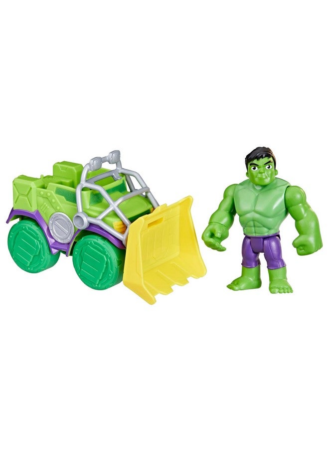 SPIDEY AND HIS AMAZING FRIENDS SAF Hulk Truck N ACCSRY - Image 1