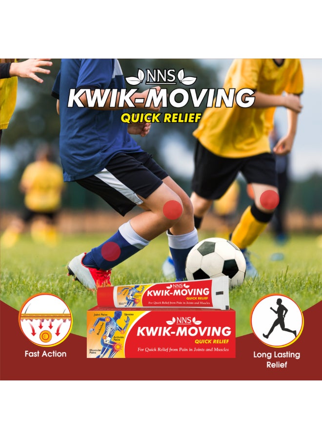 NNS Kwik-Moving Quick Relief Ointment 100Gm - Image 4